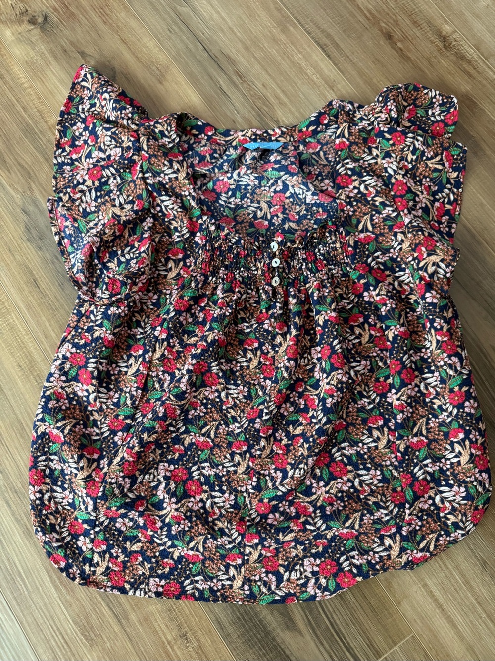 Draper James floral blouse